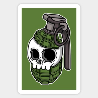 Skull Grenade Magnet